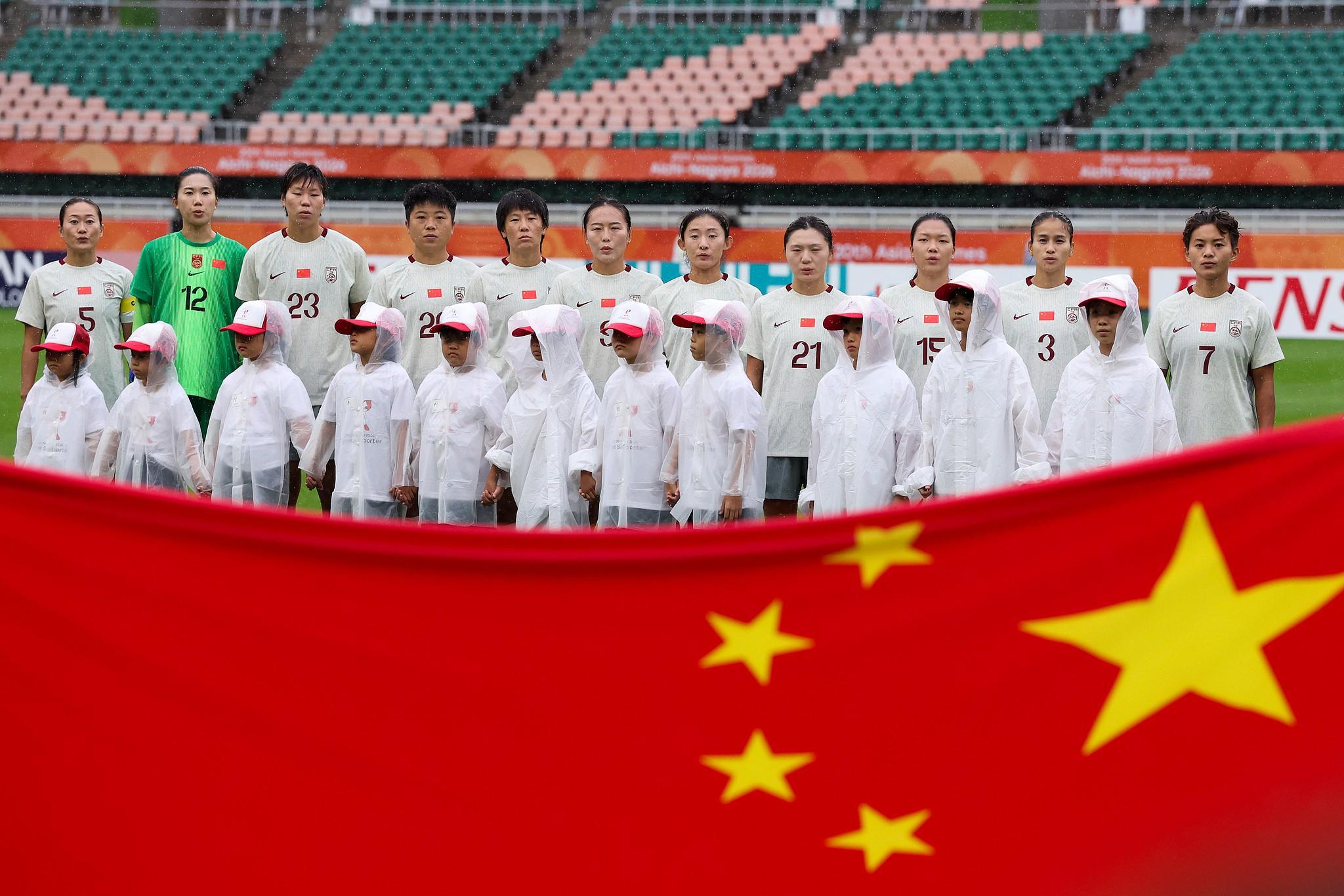 能否顺利摘铜？中国女足14:00将在亚运铜牌战对阵韩国